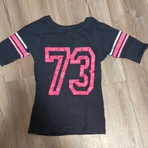 BCG Black and Pink Long Sleeve Kids Tee